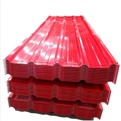 High Precision PPGI Color Coated Steel Roof Sheet , Pre Painted Corrugated Gi Sheet