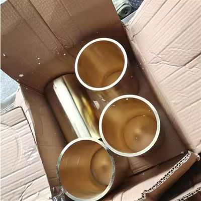 Seamless Copper Round Pipe 1/2"-4" OD Corrosion Resistant For HVAC / Plumbing