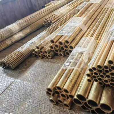 Seamless Copper Round Pipe 1/2"-4" OD Corrosion Resistant For HVAC / Plumbing