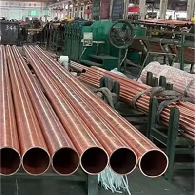 Thin Wall Copper Pipe 12mm-35mm 0.6-1.2mm Thickness Low Pressure Applications