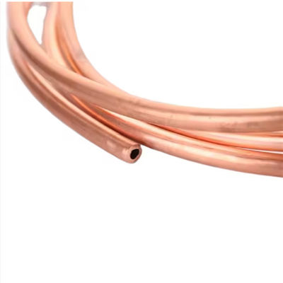 Thin Wall Copper Pipe 12mm-35mm 0.6-1.2mm Thickness Low Pressure Applications