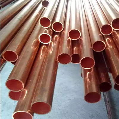 Flexible Copper Round Pipe 8mm-22mm OD 0.5mm Wall For Solar Thermal Energy Systems
