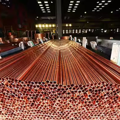 Flexible Copper Round Pipe 8mm-22mm OD 0.5mm Wall For Solar Thermal Energy Systems