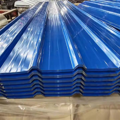 Anti Corrosion PPGI Steel Roofing Sheet 26 Gauge-30 Gauge  PPGI Corrugated Sheet
