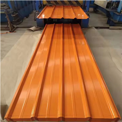 Customized PPGI Steel Sheet 0.5mm-3m Length EN 10169 Pre Painted Corrugated Sheet