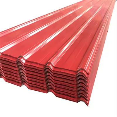Customized PPGI Steel Sheet 0.5mm-3m Length EN 10169 Pre Painted Corrugated Sheet