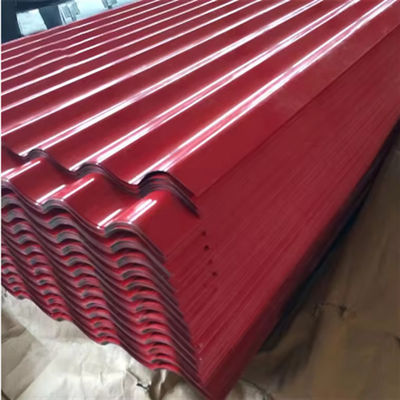 High Strength PPGI Steel Sheet Custom Cut Sizes Pre Painted Galvanized Iron Corrugated Sheet