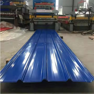 PPGI Pre Painted Corrugated Steel Sheets 0.12mm-1.5mm 1000 Hour Salt Spray Resistance
