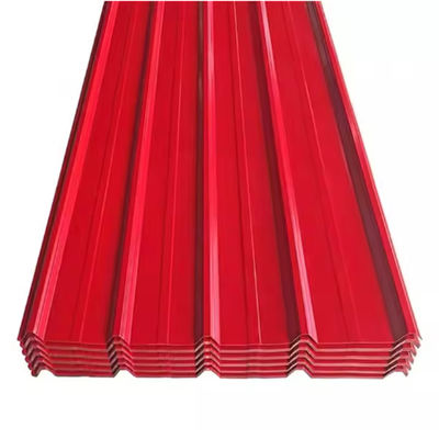 PPGI Pre Painted Corrugated Steel Sheets 0.12mm-1.5mm 1000 Hour Salt Spray Resistance