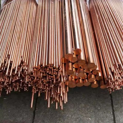 C11000 Electrolytic Copper Rod Bar 3mm-150mm Dia For Electrical Components