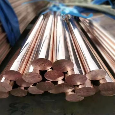ASTM B187 Copper Round Rod High Conductivity 99.9% Pure Copper Rod