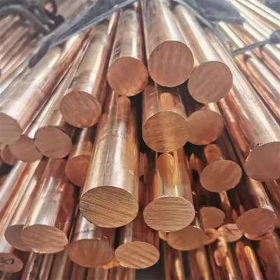 ASTM B187 Copper Round Rod High Conductivity 99.9% Pure Copper Rod