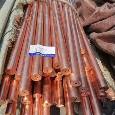 EN 12163 Copper Round Rod Stock Anti Corrosion For Industrial Machinery