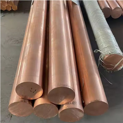 JIS H3250 Solid Copper Rod 20mm-500mm Dia High Intensity for HVAC / Plumbing