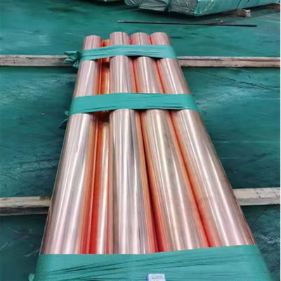 High Tensile Solid Copper Round Bar 150MPa -400 MPa Strength For Automotive Bushings