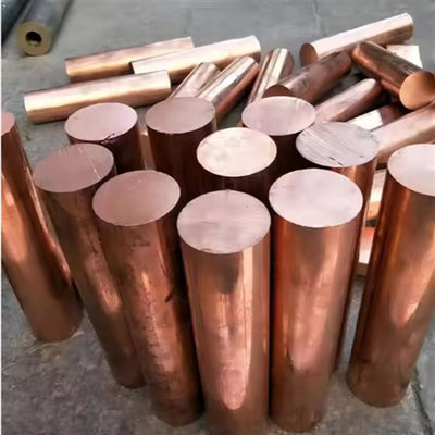 Thermal Conductivity Copper Round Rod 0.5-5kg/M DIN 17672 Certified