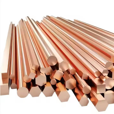 Thermal Conductivity Copper Round Rod 0.5-5kg/M DIN 17672 Certified