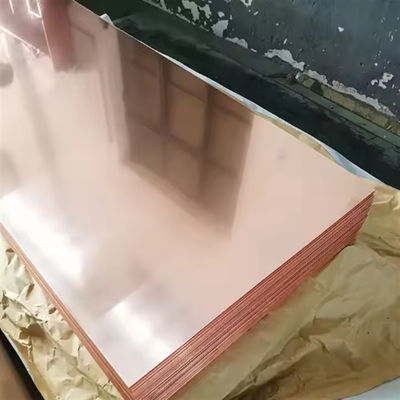 C26000 C11000 Copper Sheet Plate 0.1mm-10mm Thickness ASTM B152