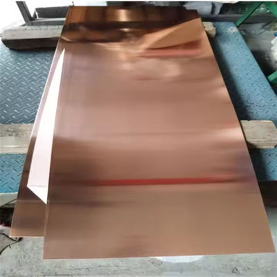 JIS H3100 Copper Alloy Plate Polished Copper Sheet 0.5mm-3mm Thick Antimicrobial Surface