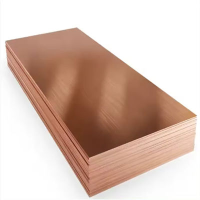 JIS H3100 Copper Alloy Plate Polished Copper Sheet 0.5mm-3mm Thick Antimicrobial Surface