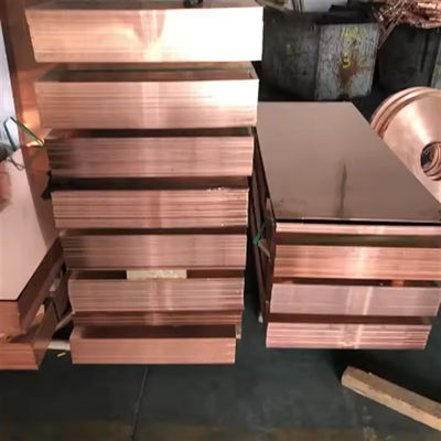 High Strength Cold Rolled Copper Sheet 0.1mm-200mm HRB 50-85 For Industrial Connectors