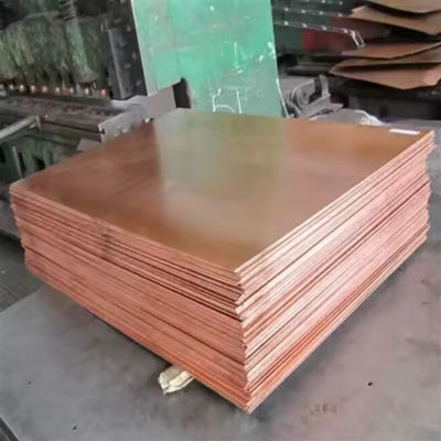 C10200 Copper Sheet 99.95% Purity Oxygen Free Copper Plate For High Vacuum Systems