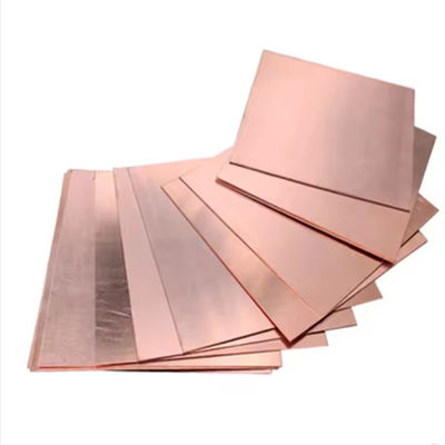 C10200 Copper Sheet 99.95% Purity Oxygen Free Copper Plate For High Vacuum Systems
