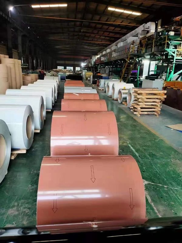 0.4mm 0.5mm PPGI Coil Sheet , Color Coated Steel Coil For Building Materials