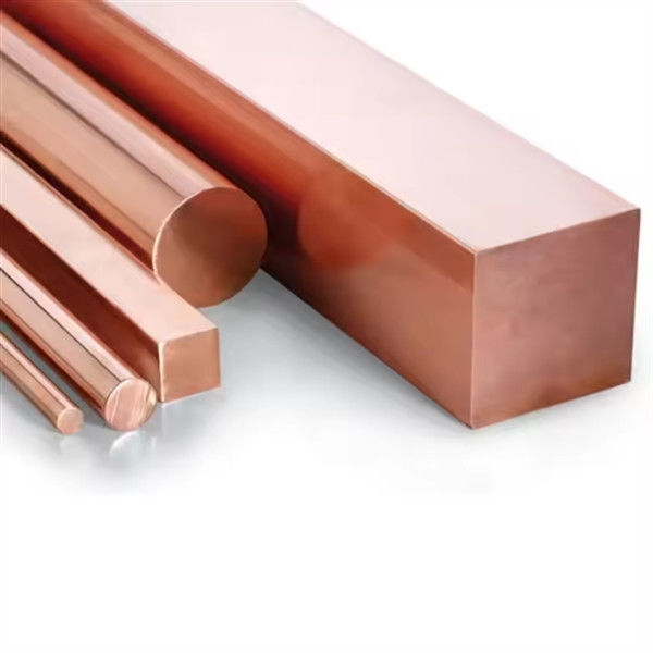 C11000 Electrolytic Copper Rod Bar 3mm-150mm Dia For Electrical Components